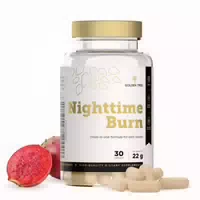 Golden Tree Nighttime Burn