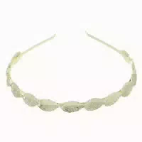 Goldener Blätter Haarband Haarreif Braut Hochzeit Haarschmuc 1 st