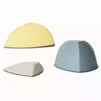 Gonge Balanciersteine Set Hügelkuppen Nordic