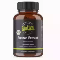 Biotiva Ananas Extrakt Kapseln Bio 72 G