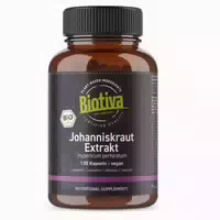 Biotiva Johanniskraut Extrakt Kapseln Bio 72 G