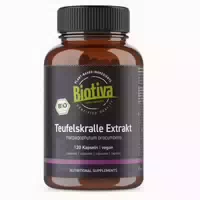 Biotiva Teufelskralle Extrakt Kapseln Bio 72 G