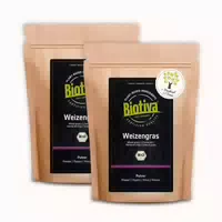 Biotiva Weizengras Pulver Bio 1000 G
