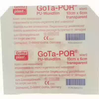 Gota Por Pu Wundfilm 10x6 cm Steril Pflaster 50 st Pflaster