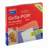 Gota Por Pu Wundfilm 10x6 Cm Steril Pflaster 1 St Pflaster