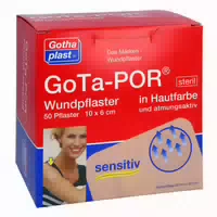 Gota Por Wundpflaster Steril 60x100 mm Hautfarben
