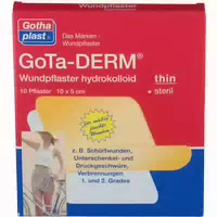 Gota Derm Thin Steril Pflaster 10 X 5 cm