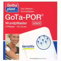 Gota Por Wundpflaster Steril 10 X 6 cm