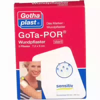 Gota Por Wundpflaster Steril 5 cm X 7,2 cm