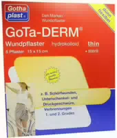 Gotha Derm 5 Hydrokolloid Pflaster 15 cm X 15cm