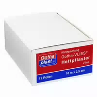 Gothaplast 12 Heftpflaster Vlies 2,5 cm X 10 m