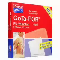 Gota Por Pu Wundfilm 10x6 Cm Steril Pflaster 5 St Pflaster