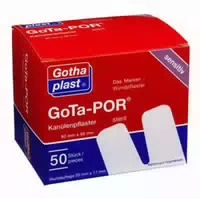Gota Por Kanülenpflaster 58x80 Mm 50 St Pflaster