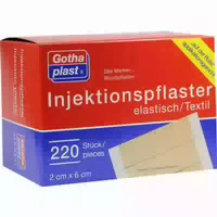 Gothaplast Injektionspfl 2x6 cm 220 st Pflaster