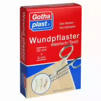 Gothaplast Wundpfl Elast 6 Cmx0,5 M Geschnitten 1 St Pflaster