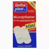 Gothaplast Wundpfl Mini Sensitiv 1,7x4 Cm 20 St Pflaster