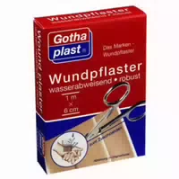 Gothaplast Wundpflaster Robust 1mx6cm Wasserabweisend 1 St