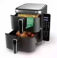 Gourmetmaxx Heißluft Fritteuse Doppelkorb