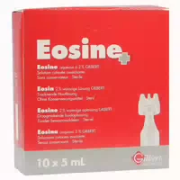 Eosin 2% Wässrige Pflegelösung Steril 10x5 ml Lösung