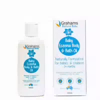 Grahams Natural Baby Ekzem Bade Öl