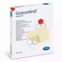 Grassolind Salbenkompresse 10 X 10 cm Steril