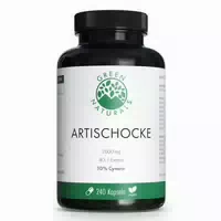 Green Naturals Artischocke 2600mg Mit 10% Cynarin Kapseln