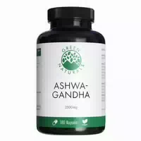 Green Naturals Ashwagandha 2500mg Hochdosiert Vegane Kapseln