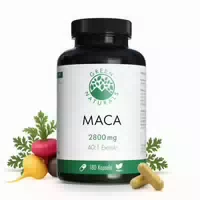 Green Naturals Maca 2800 mg Hochdosiert 40:1 Vegan