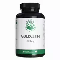 Green Naturals Quercetin 500 Mg Hochdosiert Vegan 180 St Kapseln