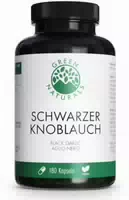 Green Naturals Schwarzer Knoblauch 600 mg Kapseln Vegan