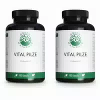 Green Naturals Vital Pilze Cordyceps Reishi Vegan 180 Kapseln