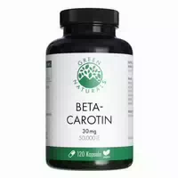 Green Naturalsâ Beta Carotin 30mg 50 000 Ie Kapseln Vegan