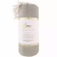 Greendoor Hamam Tuch Rautenmuster Cappuccino