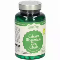 Greenfood Nutrition Calcium Magnesium Zink Citrate 120 St