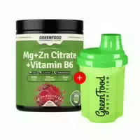 Greenfood Nutrition Performance mg Zn Citrate Vitamin B6 300ml Shaker