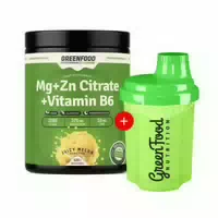 Greenfood Nutrition Performance mg Zn Citrate Vitamin B6 300ml Shaker