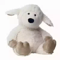 Wärme Stofftier Beddy Bear Schaf Beige