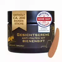 Bienengift Anti Falten Gesichtscreme mit Cremespatel