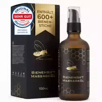 Gregas Bienengift Massageöl 100ml Intensiv Pflege Serum für Muskeln Gelenke