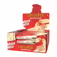 Grenade Protein Bar 12x60g White Chocolate Salted Peanut