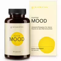 Grenzenlos Super Mood 8 in 1 Stimmung Komplex | Ashwagandha, Rosenwurz & Maca | ohne Johanniskraut