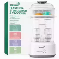 Grownsy Sterilisator für Babyflaschen mit Trocknerfunktion, 5 in 1 1 st