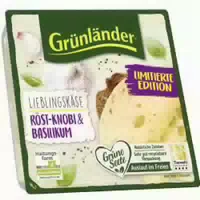 Grünländer Schnittkäse Lieblingskäse Röst Knobi & Basilikum