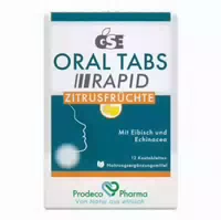 Gse Oral Tabs Rapid Zitrusfrüchte Kautabletten 12 St