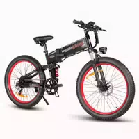 Samebike Lo26 Plus Elektrofahrrad mit 48v 15ah Akku 1 st