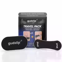 Gudslip Reisepack 1 Set Mundtape mit Öffnung 1 Nasenstrip Schwarz für die Nacht