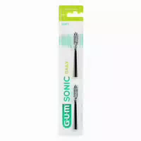 Gum Sonic Daily Ersatzbürstenköpfe Schwarz