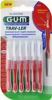 Gum Trav Ler 0,8 mm 6 Zahnbürsten