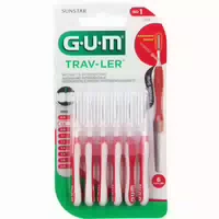 Gum Trav Ler 0,8 mm Rot Kerze mit Kappe