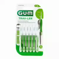 Gum Trav Ler 1,1 mm Tanne Grün 6 Interdentalbürsten Plus 6